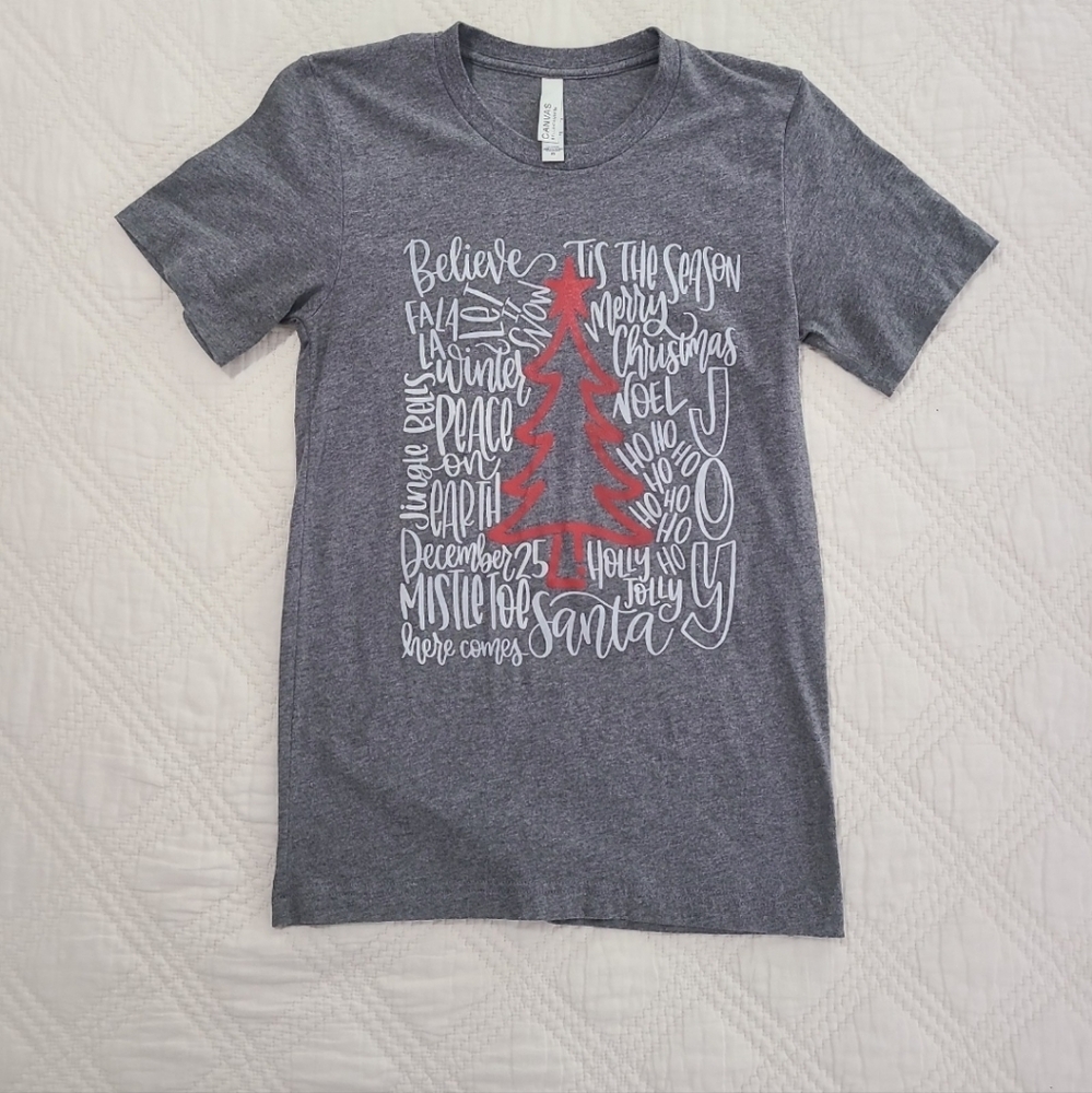 Heather Gray Christmas Tee